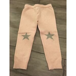Gap Kids Pink Star Sweater Pants Size 3T